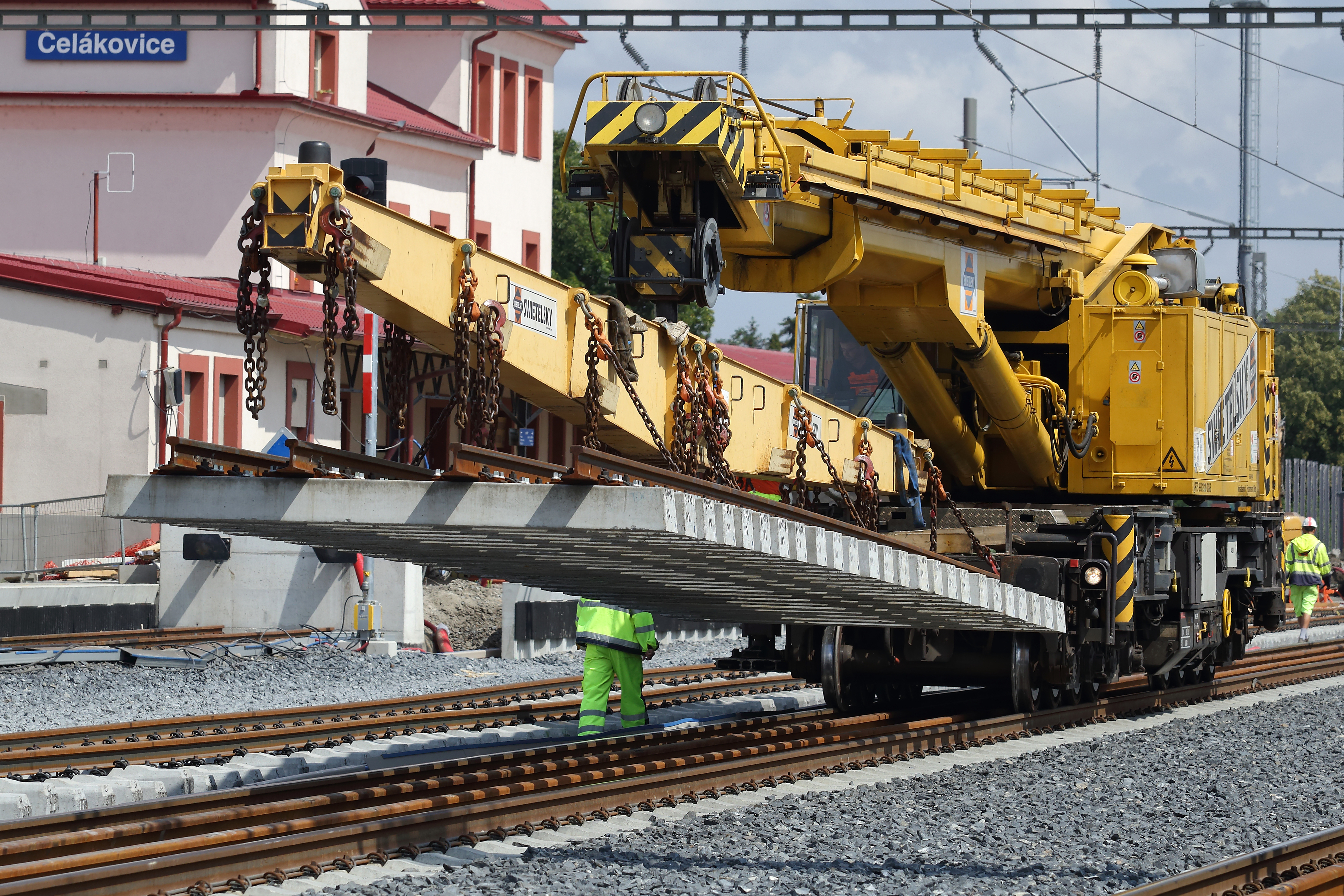 Optimalizace trati Lysá nad Labem – Praha Vysočany, 2. stavba / I. část žel. stanice Čelákovice  - Vasútépítés