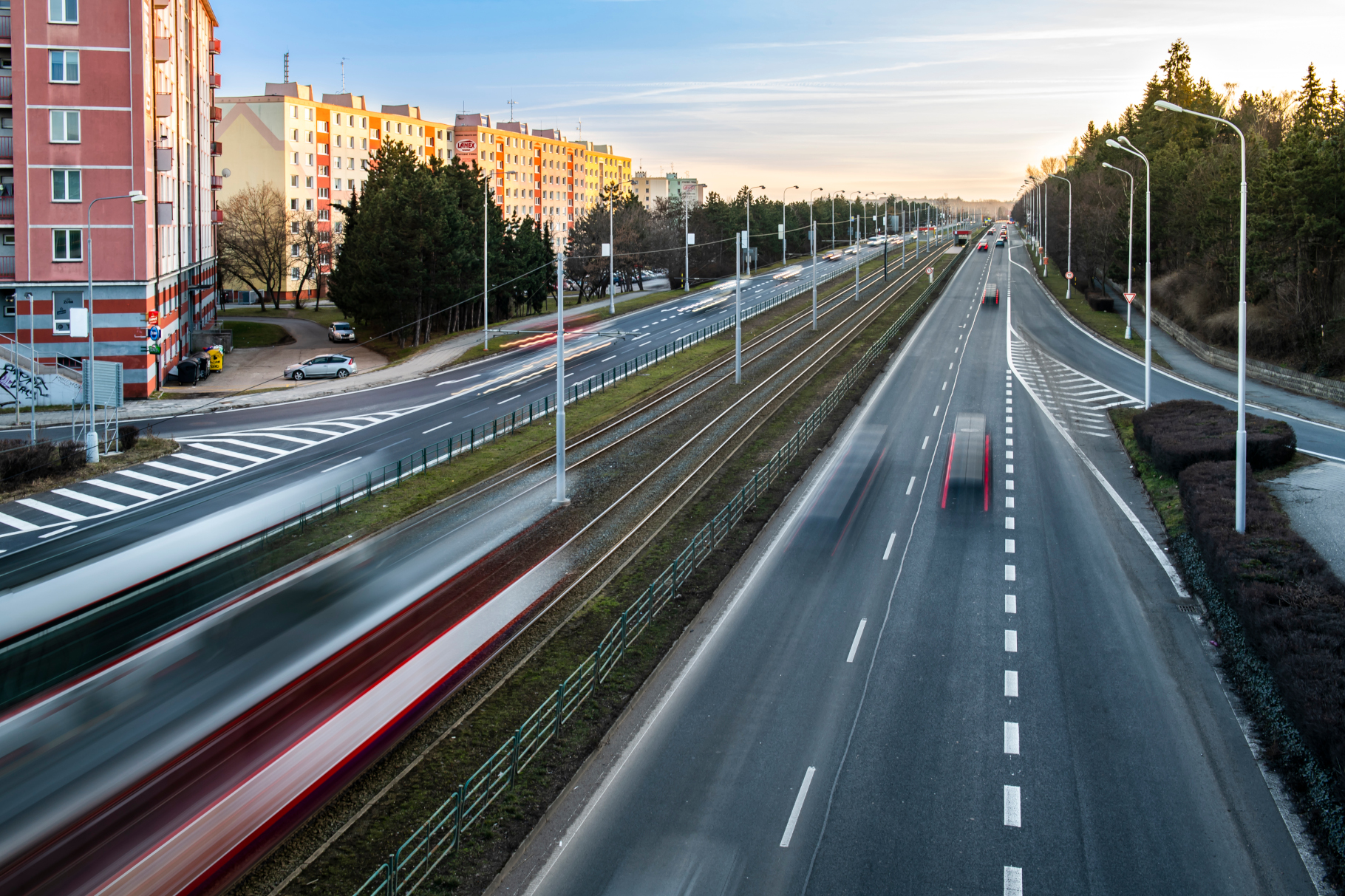 Olomouc – rekonstrukce ul. Brněnská - Út- és hídépítés