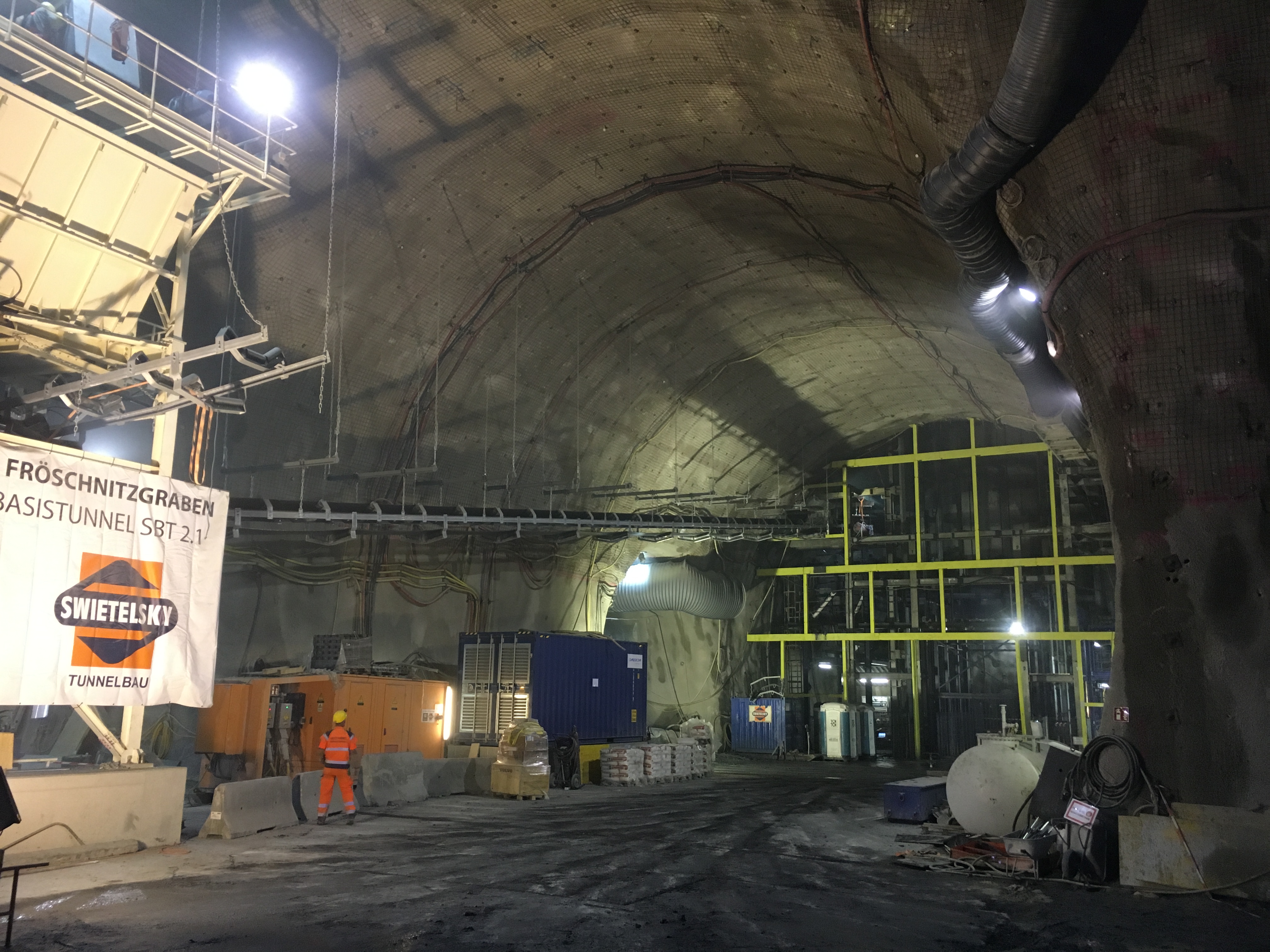 Semmering Basistunnel - SBT 2.1 Fröschnitzgraben - Alagútépítés