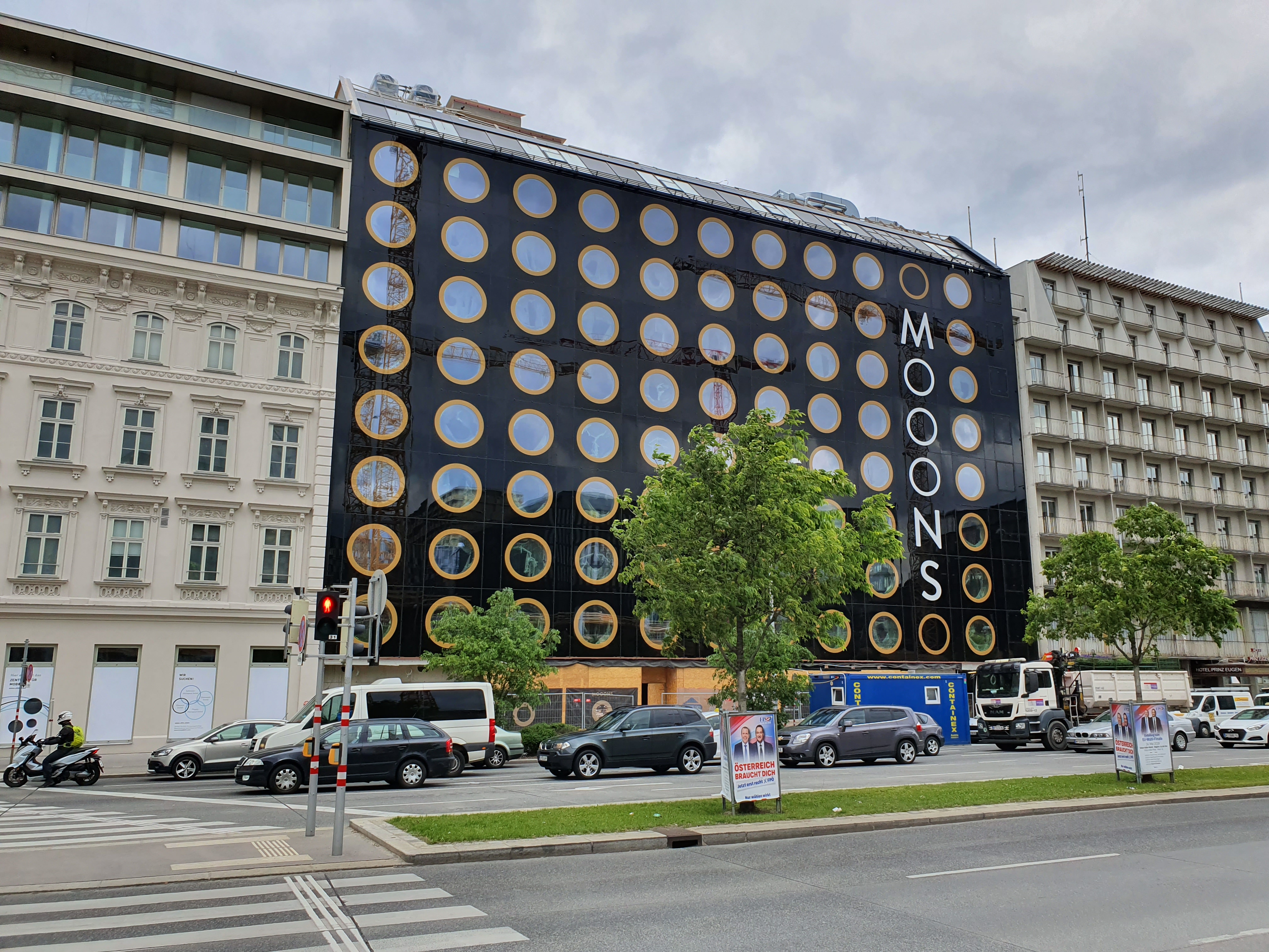 Hotel Mooons Wiedner Gürtel 16, 1040 Wien - Magasépítés
