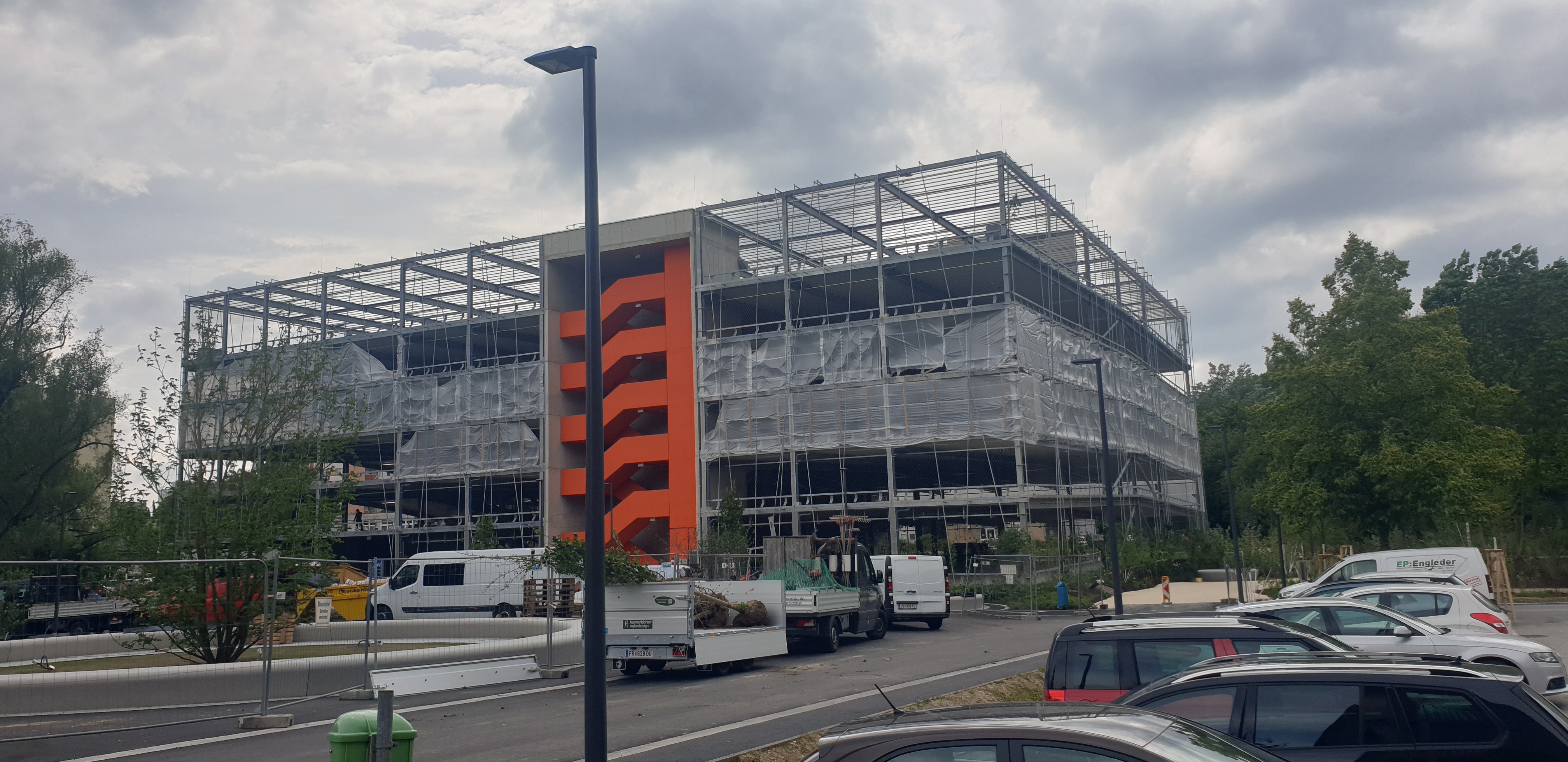 ARGE JKU Campus West - Magasépítés