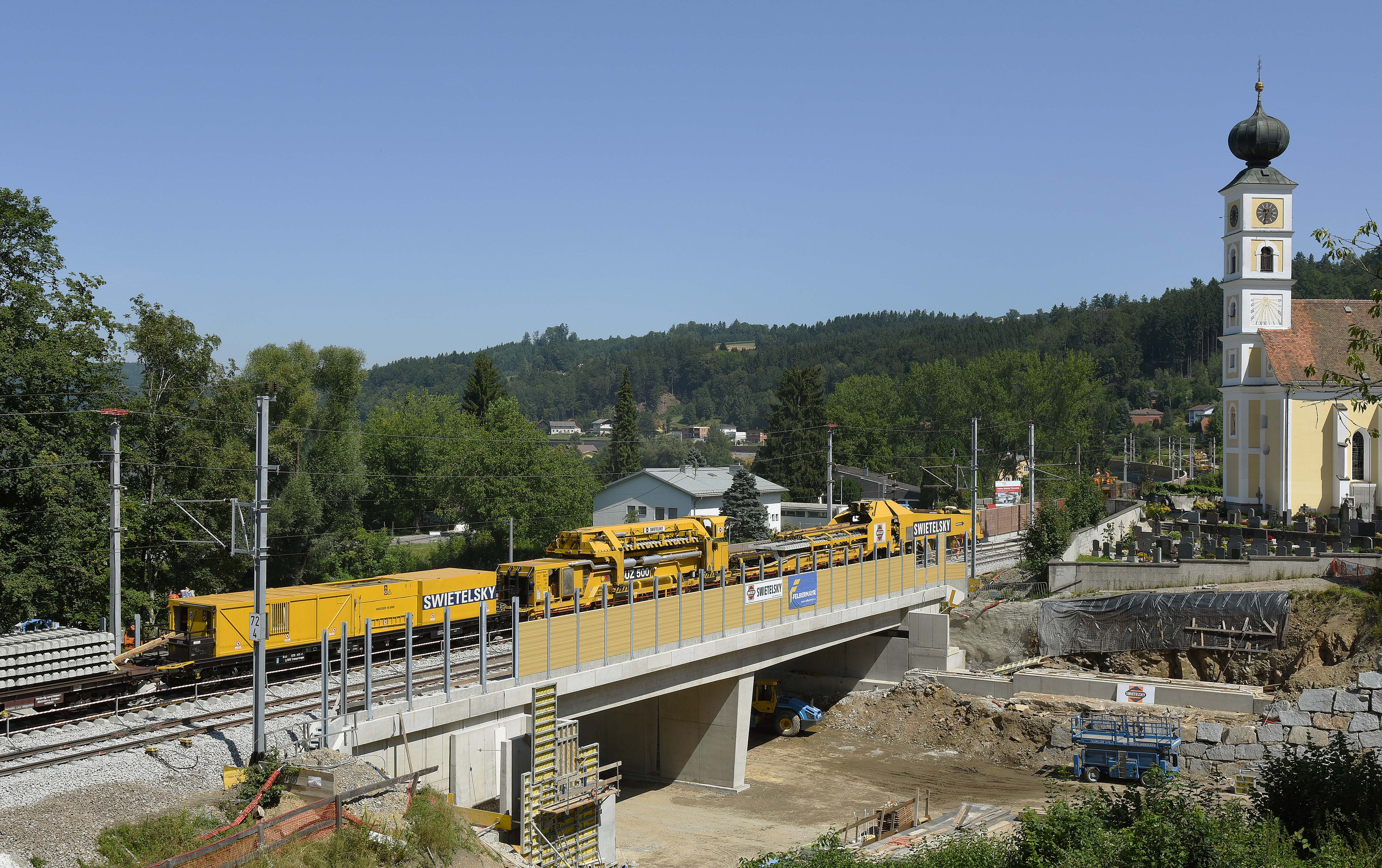 Umbau Bahnhof Wernstein - Vasútépítés