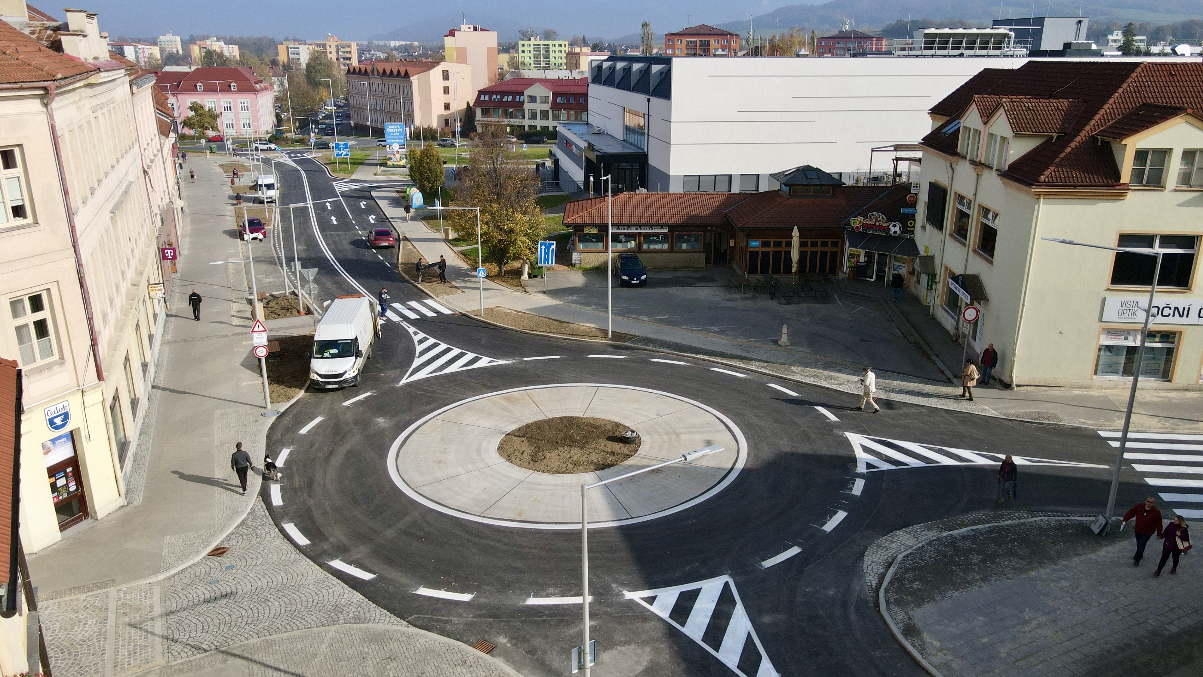 Nový Jičín – vybudování okružní křižovatky - Út- és hídépítés