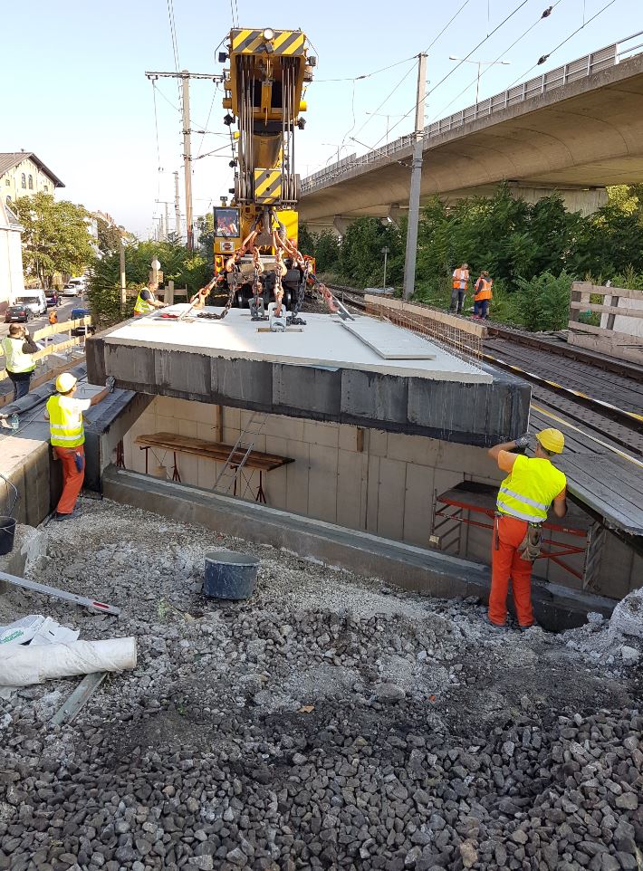 Durchlass Wien Nußdorf - Út- és hídépítés