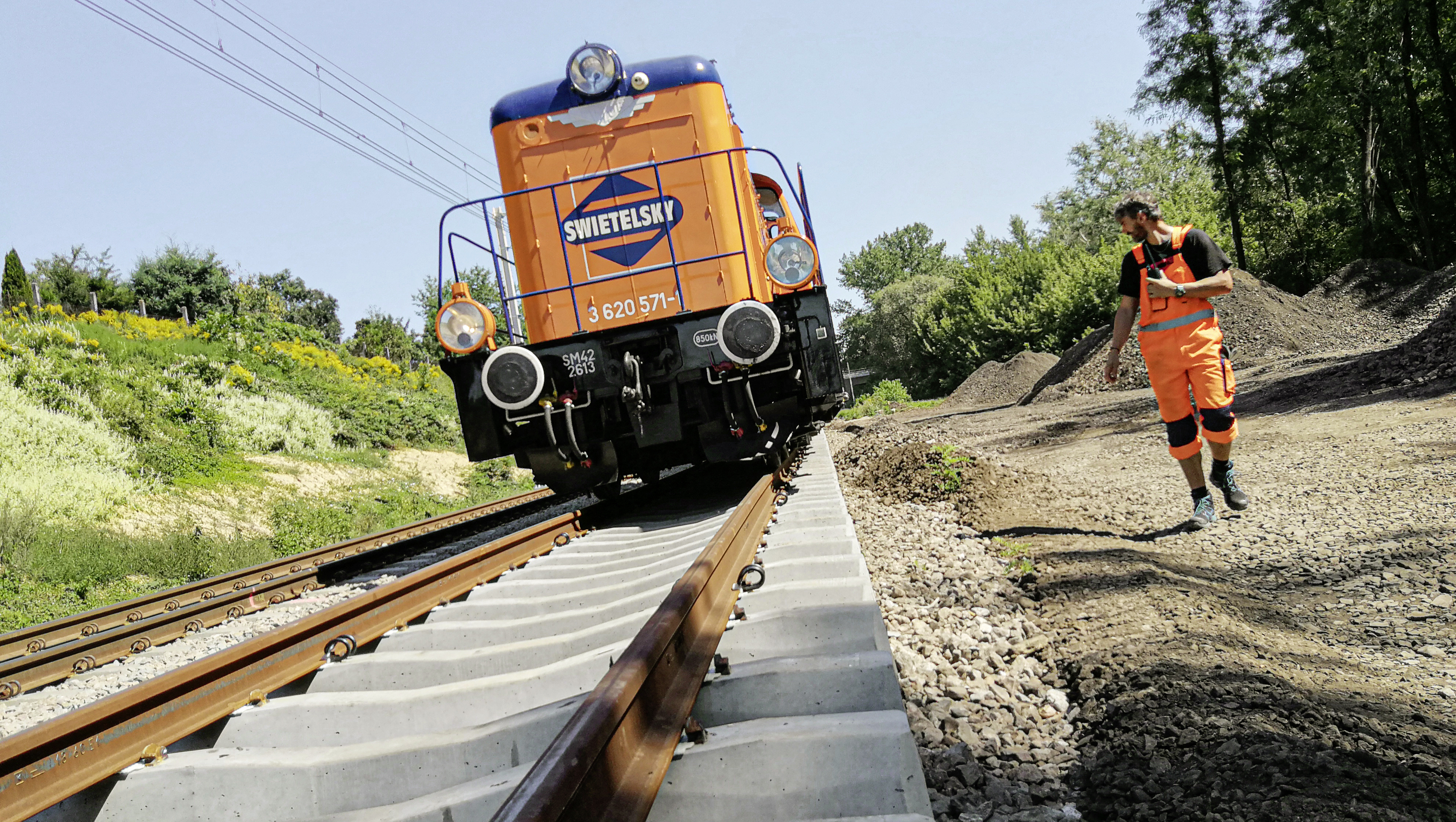 Prace budowlane na torze kolejowym, Railway 95 - Vasútépítés