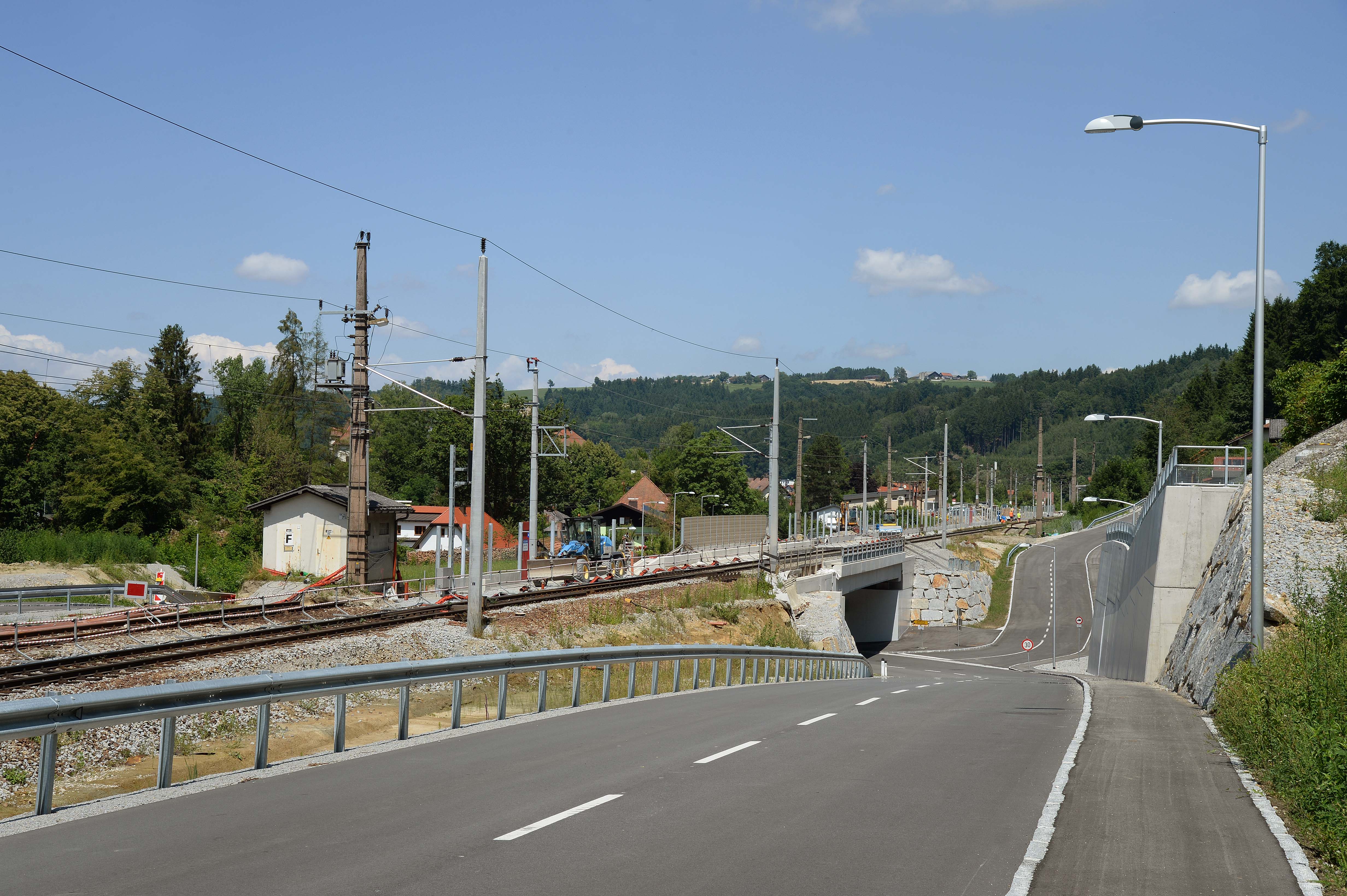 Umbau Bahnhof Wernstein - Vasútépítés