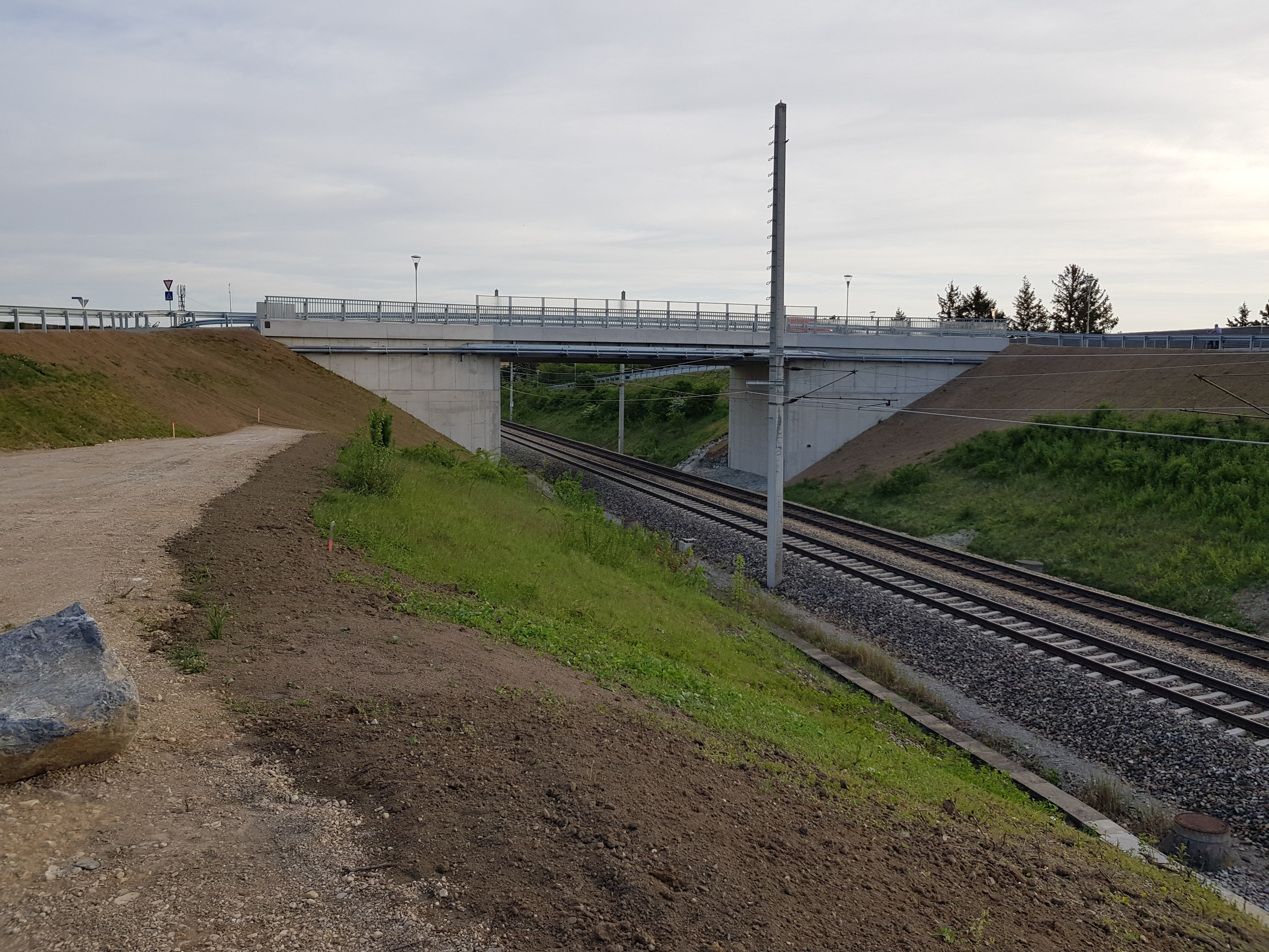 Überfahrtsbrücke Kottingbrunn - Út- és hídépítés