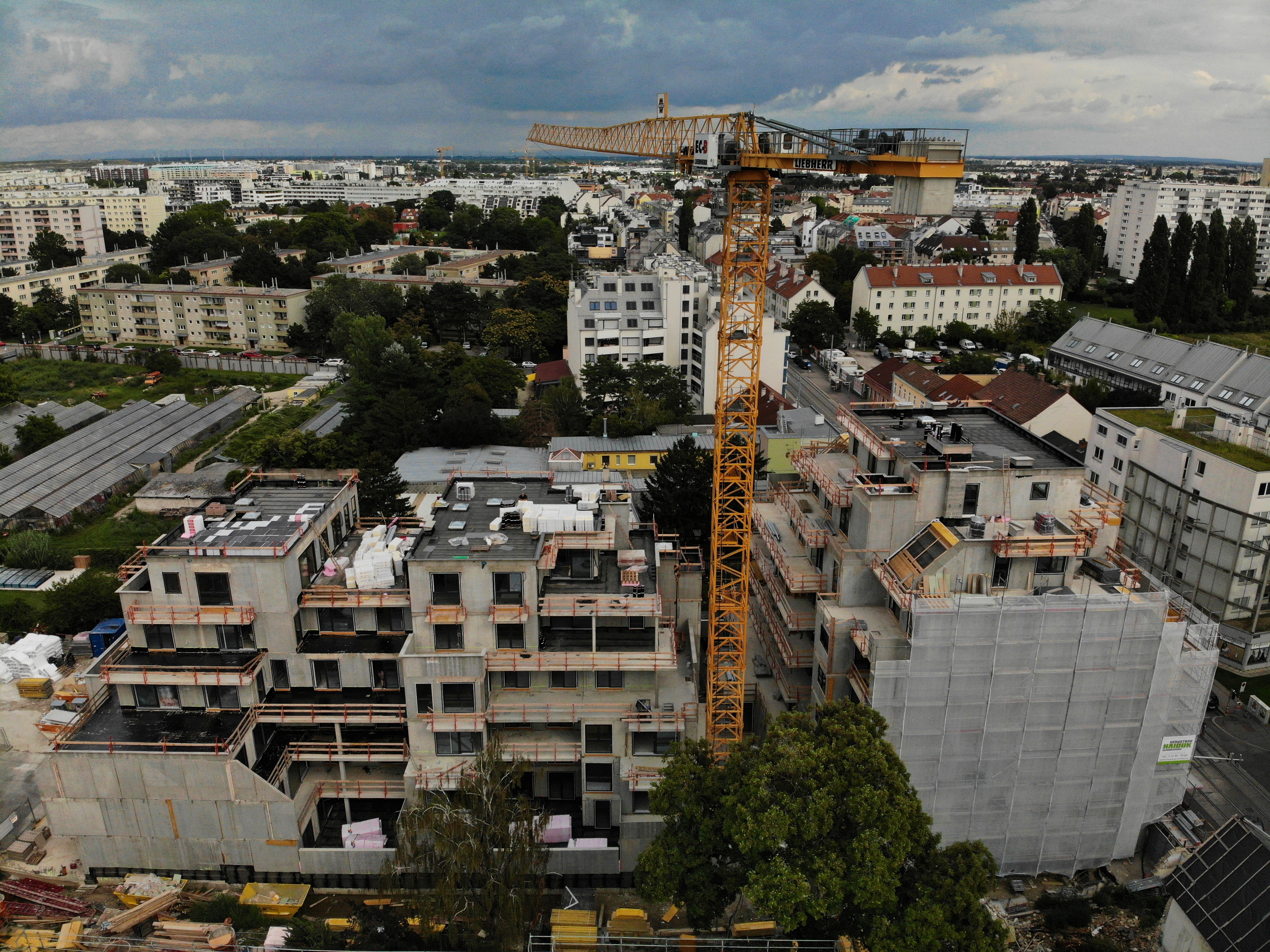 WHA Donaufelderstraße 197 - 1210 Wien - Magasépítés