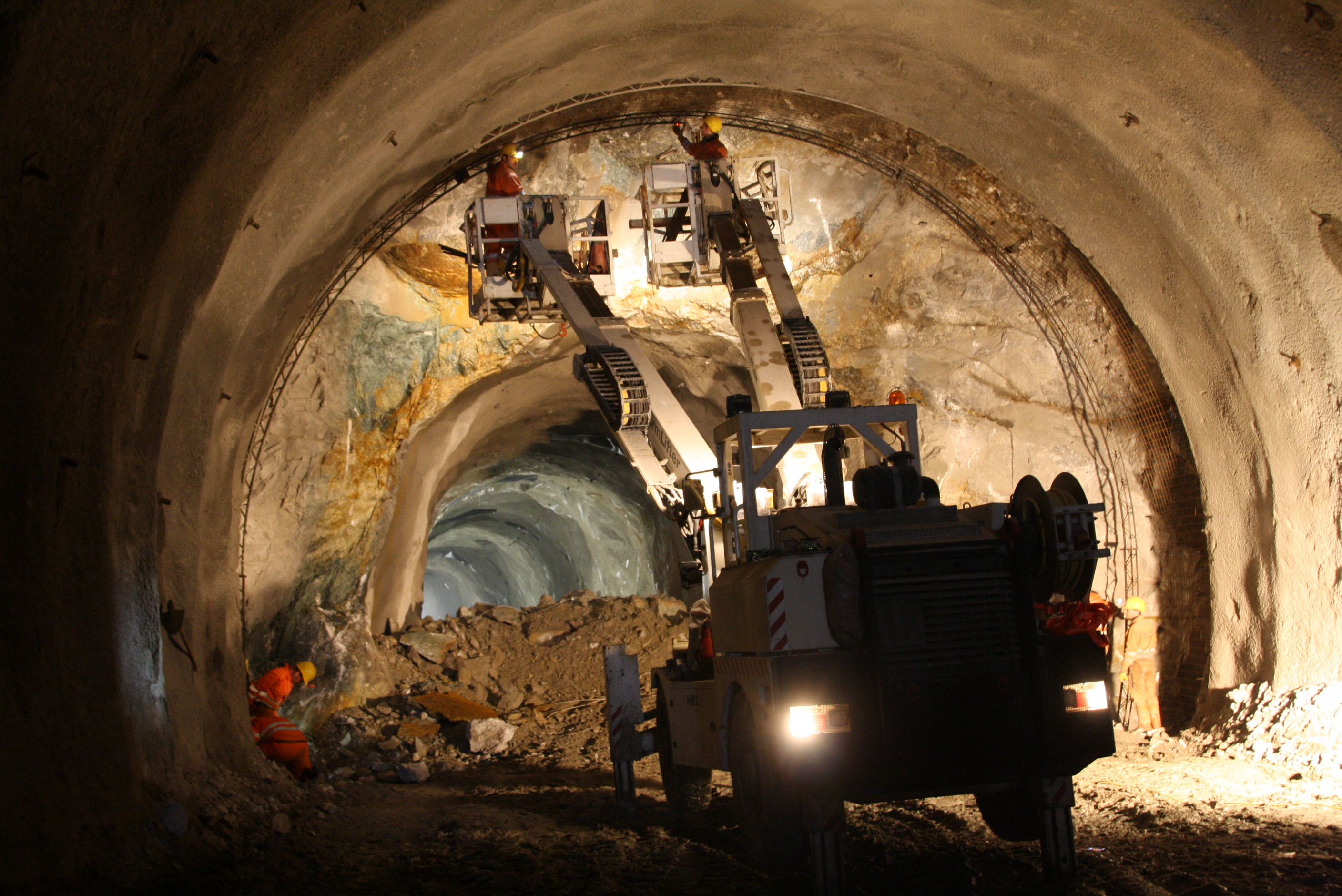 S10 Tunnel Neumarkt - Alagútépítés